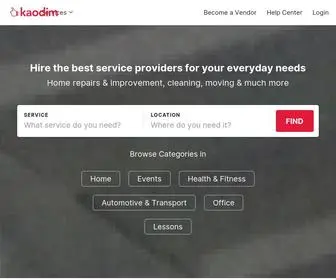 Kaodim.com(The #1 Services Marketplace in Southeast Asia) Screenshot