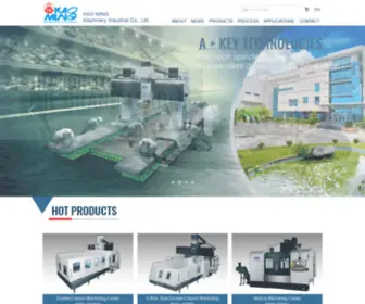 Kaoming.com(Double-Column Machining Center) Screenshot