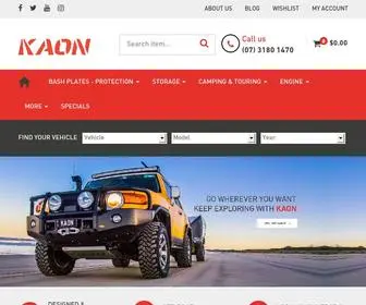 Kaon.com.au(4x4 Accessories) Screenshot