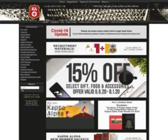 KaonlineStore.com(Kappa Alpha Order Apparel) Screenshot