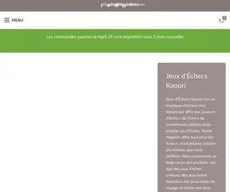 Kaoori.fr(Acheter Jeu d'Echec & Échiquiers) Screenshot