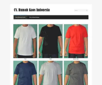 Kaos-Polos.net(Grosir Kaos Polos Terbesar) Screenshot