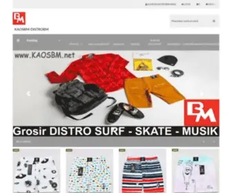 Kaosbm.net(GROSIR Kaos Distro Surfing Terlengkap dan Termurah) Screenshot