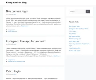Kaosgrosiran.net(Kaosg Rosiran Blog) Screenshot