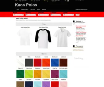 Kaospolosan.com(Kaos Polos) Screenshot