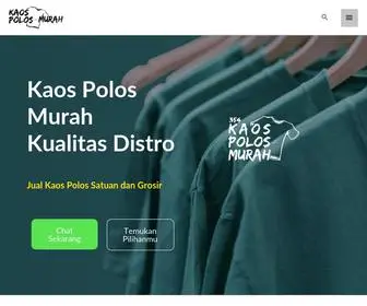 Kaospolosmurah.co.id(Kaos Polos Murah) Screenshot