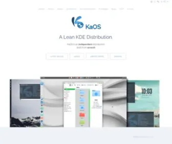 Kaosx.us(A Lean KDE Distribution) Screenshot