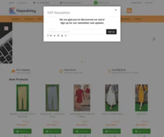 Kapadalay.com(Kapadalay B2B Marketplace for clothing products) Screenshot