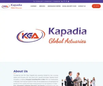 Kapadiaglobal.com(Actuarial Consulting Firm in India) Screenshot