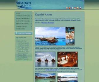 Kapalai.com(Kapalai Resort) Screenshot