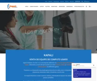 Kapali.com.mx(Venta de equipo de computo usado) Screenshot