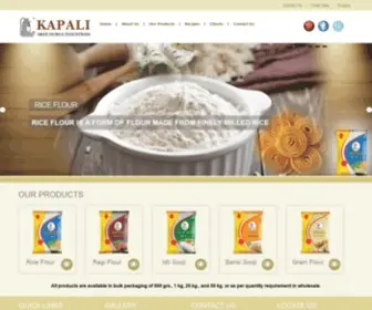 Kapalifoods.com(Kapali Foods) Screenshot