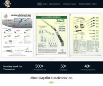 Kapalinbiosciences.com(We will deliver products worldwide) Screenshot