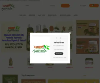 Kapardhiayurveda.com(Kapardhiayurveda) Screenshot