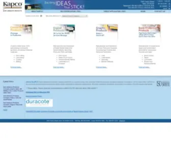 Kapco.com(Kent Adhesive Products Company) Screenshot