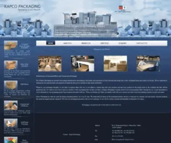 Kapcopackaging.com(Kapco Packaing) Screenshot