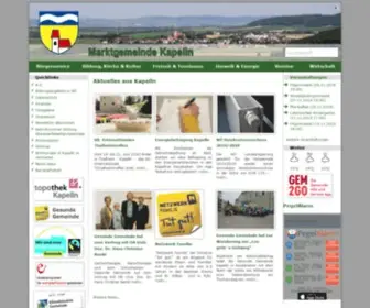 Kapelln.gv.at(Die Mittelpunktgemeinde) Screenshot