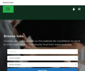 Kapgcojobs.com(Better job opportunity) Screenshot