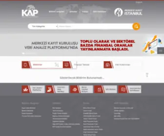 Kap.gov.tr(Kap) Screenshot