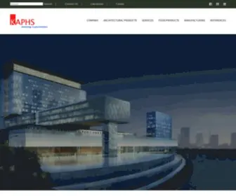 Kaphs.ch(Architectural glass services) Screenshot