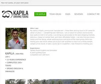Kapiladrivingtours.com(Kapila Driving Tours) Screenshot