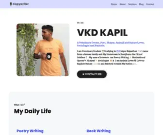 Kapilkumar.me(Kapil Kumar) Screenshot