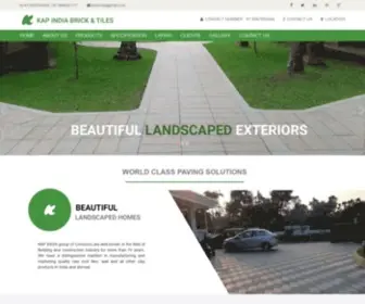 Kapindiabrick.com(Interlocking Pavers) Screenshot