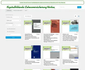 Kapitalbildende-Lebensversicherung-Verkaufen.de(Kapitalbildene lebensversicherung verkaufen) Screenshot