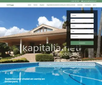 Kapitalia.net(Inmobiliaria Ontinyent comprar y vender pisos) Screenshot