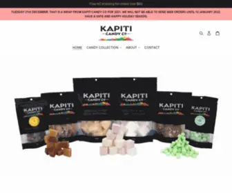Kapiticandyco.nz(Kapiti Candy Co) Screenshot
