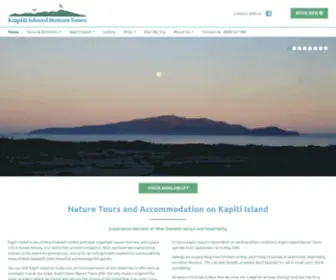Kapitiisland.com(Kapiti Island Nature Tours) Screenshot