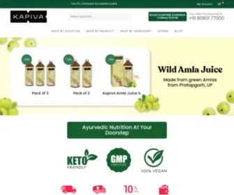 Kapiva.in(Modern Ayurvedic Products for Complete Nutrition) Screenshot