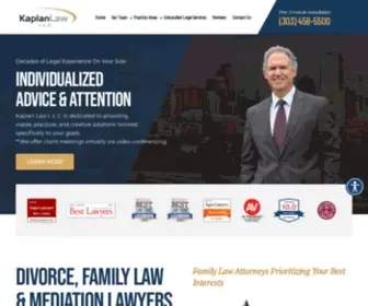 Kaplan-Law.com(Divorce Lawyers) Screenshot