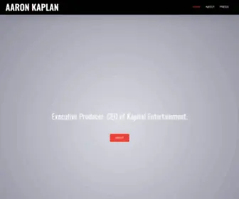 Kaplanaaron.com(Aaron Kaplan) Screenshot