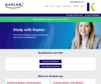 Kaplan.eu(Accountancy Course Training Provider) Screenshot