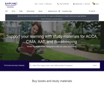 Kaplanpublishing.co.uk(Kaplan Publishing Books) Screenshot