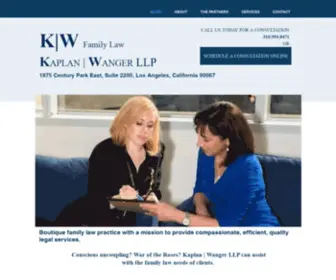 Kaplanwanger.com(Kaplan Wanger LLP) Screenshot