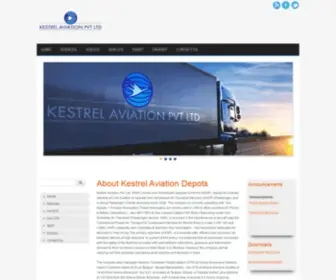 Kapltd.co.in(Kestrel Aviation) Screenshot