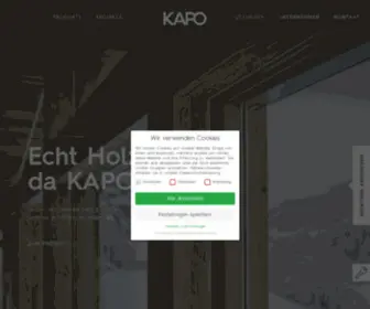 Kapo.co.at(Fenster und Türen aus Holz und Holz) Screenshot