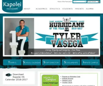 Kapoleihigh.org(Kapolei High School) Screenshot