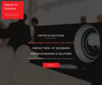 Kapoorav.in(Kapoor AV solutions) Screenshot