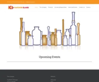 Kapoorglass.com(Kapoor Glass) Screenshot