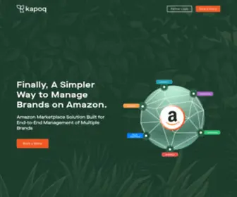 Kapoq.com(Software Built for Managing Multiple Brands on Amazon with Ease) Screenshot