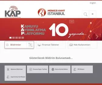 Kap.org.tr(Kap) Screenshot