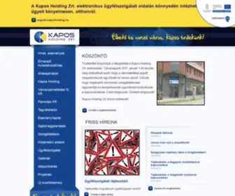 Kaposholding.hu(Kapos Holding) Screenshot