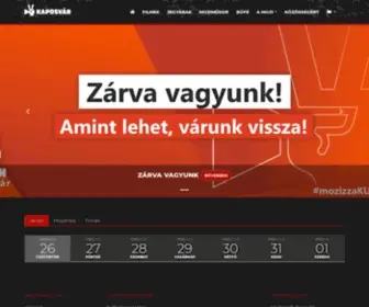 Kaposvarimozi.hu(Egy kultikus mozi élmény magyarország dinamukisan növekvő mozihálózatából) Screenshot