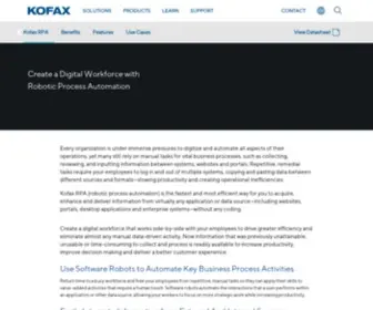 Kapowsoftware.com(Robotic Process Automation (RPA)) Screenshot