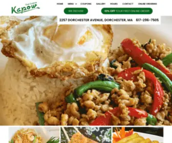 Kapowthaifood.com(Kapow) Screenshot