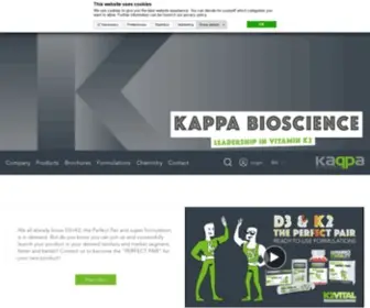 Kappabio.com(Development of vitamin K2) Screenshot