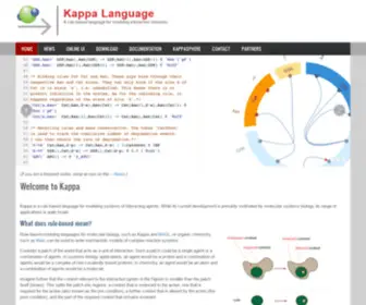 Kappalanguage.org(Kappa Language) Screenshot